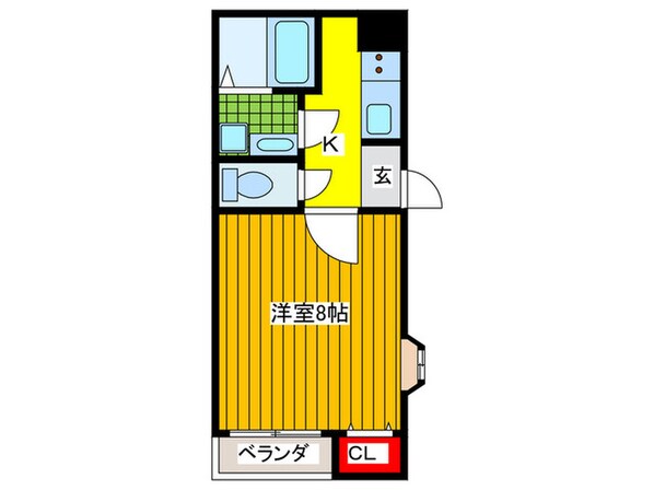 ラフォ－レの物件間取画像